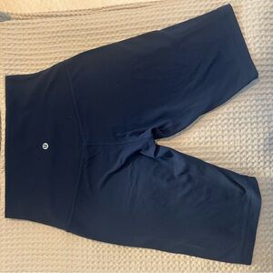 Lululemon Align Super High Rise Shorts True Navy